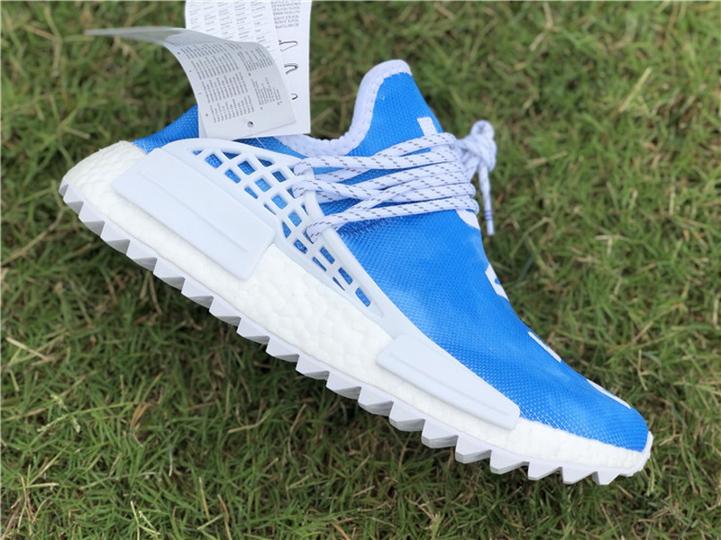 Super max Adidas NMD Human Race Pharrell China Exclusive Blue(98% Authentic quality)